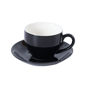 Porceletta Two-Tone Porcelain Coffee Cup & Saucer 200 ml - Al Makaan Store