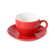 Porceletta Two-Tone Porcelain Coffee Cup & Saucer 200 ml - Al Makaan Store