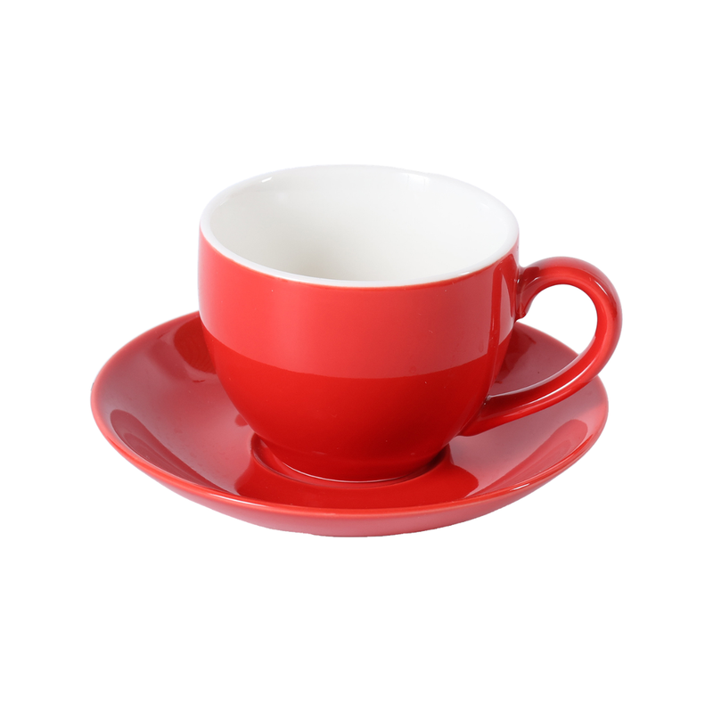 Porceletta Two-Tone Porcelain Coffee Cup & Saucer 200 ml - Al Makaan Store