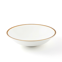 Wholesale Bundle: Porceletta Mocha Porcelain Salad Bowl in Bulk (48-Pack) - Al Makaan Store