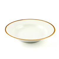 Wholesale Bundle: Porceletta Mocha Porcelain Soup Plate in Bulk (24-Pack) - Al Makaan Store