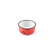 Porceletta Red Color Glazed Porcelain Small Mezza Sauce Dish 2.5" - Al Makaan Store