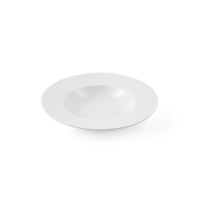 Porceletta Ivory 23 cm Porcelain Soup Plate - Al Makaan Store