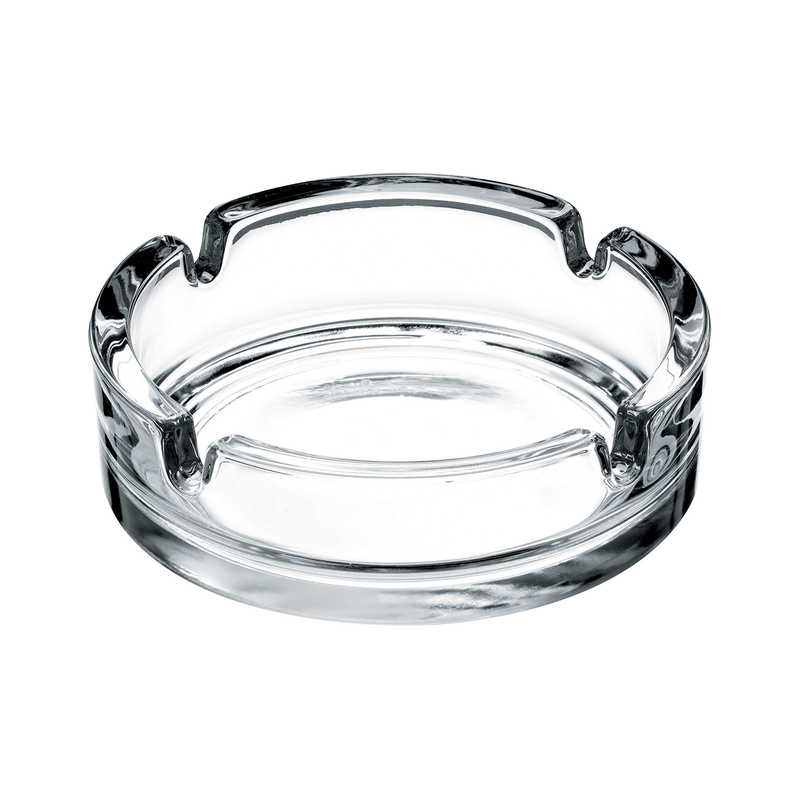 Pasabahce Bistro Round Glass Ashtray 4.5"- Al Makaan Store