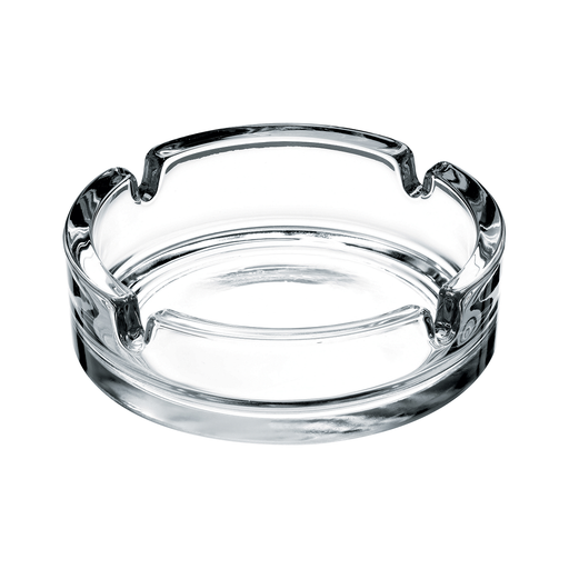 Pasabahce Bistro Round Glass Ashtray 4.5"- Al Makaan Store
