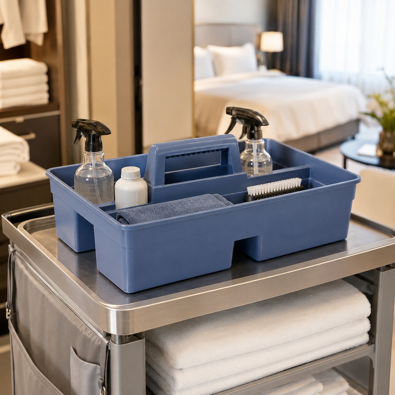 Rectangular 2 Compartment Storage basket