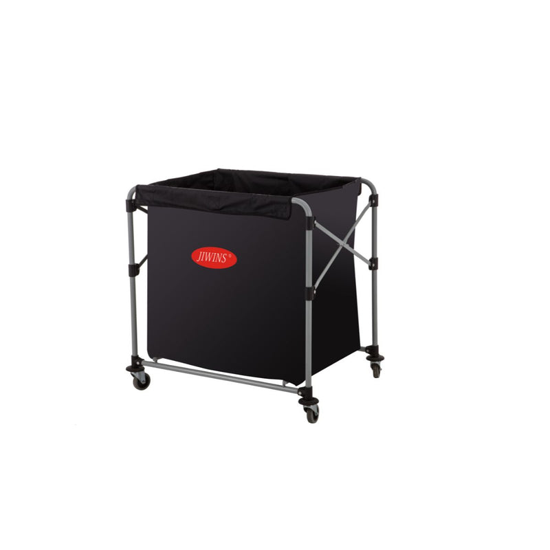 Jiwins Collapsible Laundry Cart Black - Al Makaan Store