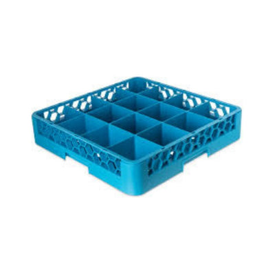 Jiwins Plastic Compartment Glass Rack Blue - Al Makaan Store