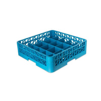 Jiwins Plastic 20-compartment Glass Rack Blue - Al Makaan Store