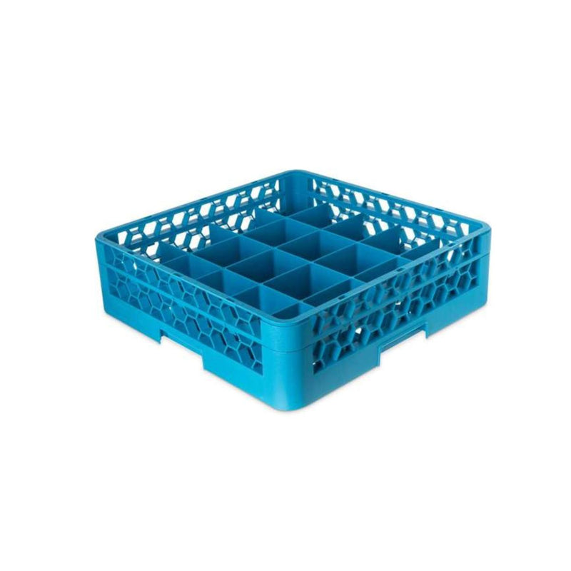 Jiwins Plastic 20-compartment Glass Rack Blue - Al Makaan Store