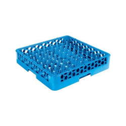 Jiwins Plastic 64-compartment Open Plate & Tray Rack Blue - Al Makaan Store