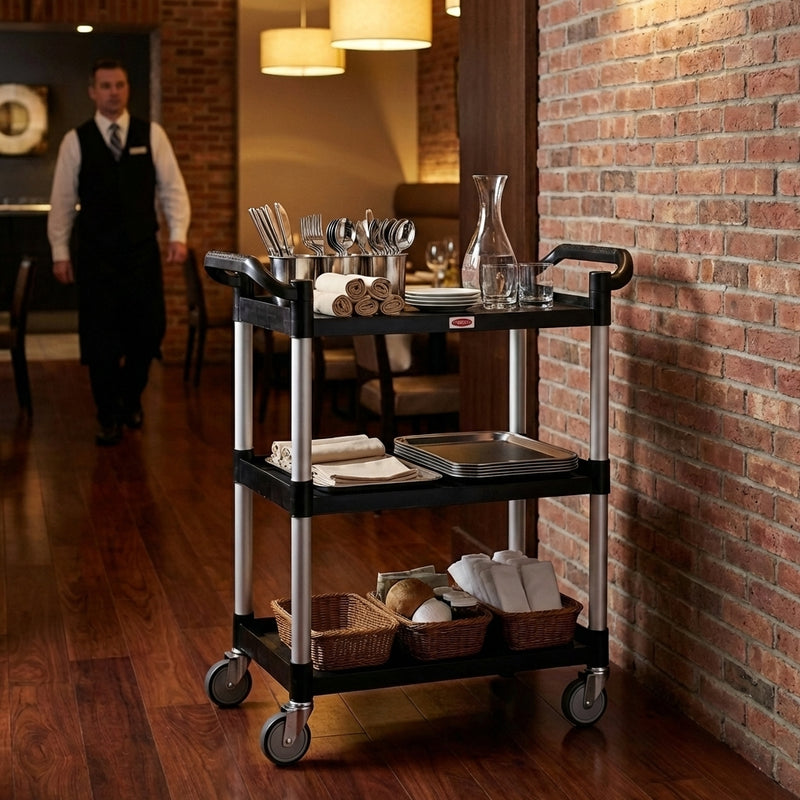 Jiwins PP Small Service Cart 80 cm x 42 cm x 95 cm
