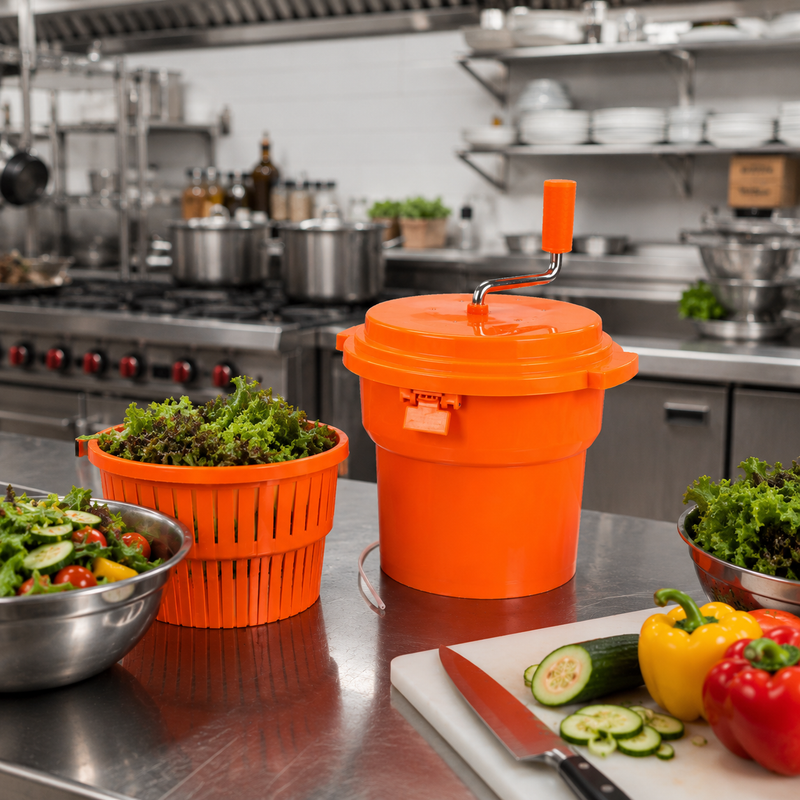 Jiwins Orange Salad Spinner 9.5 Liter