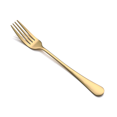 Vague Stainless Steel 16 Pieces Golden Cutlery Set Plain Design - Al Makaan Store