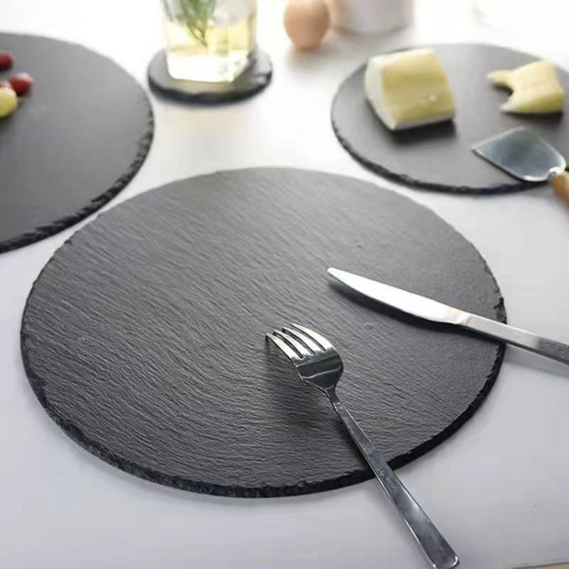 Vague Round Slate Board - Al Makaan Store