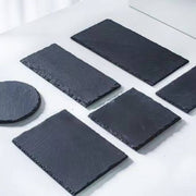 Vague Square Slate Board Coaster - Al Makaan Store