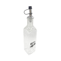 Transparent Square Oil Bottle 250 ml - Al Makaan Store
