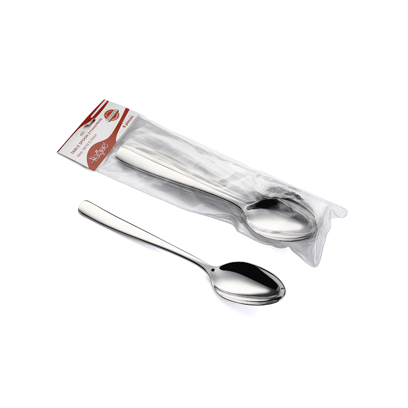 Vague Vero Stainless Steel Table Spoon – 6 Pcs Set