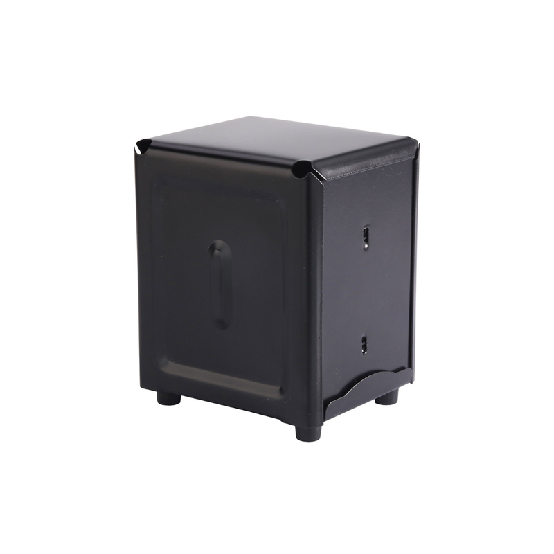 Vague Stainless Steel Black Napkin Dispenser 3.9" x 4.8" x 5.5" - Al Makaan Store