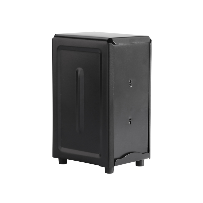 Vague Stainless Steel Black Napkin Dispenser 7.5" x 4.8" x 3.9" - Al Makaan Store