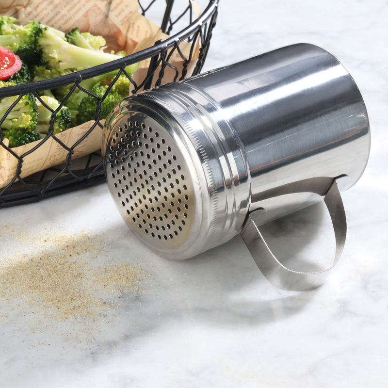 Vague Stainless Steel Dredger with Handle 295 ml - Al Makaan Store
