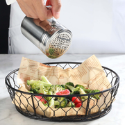 Vague Stainless Steel Dredger with Handle 295 ml - Al Makaan Store
