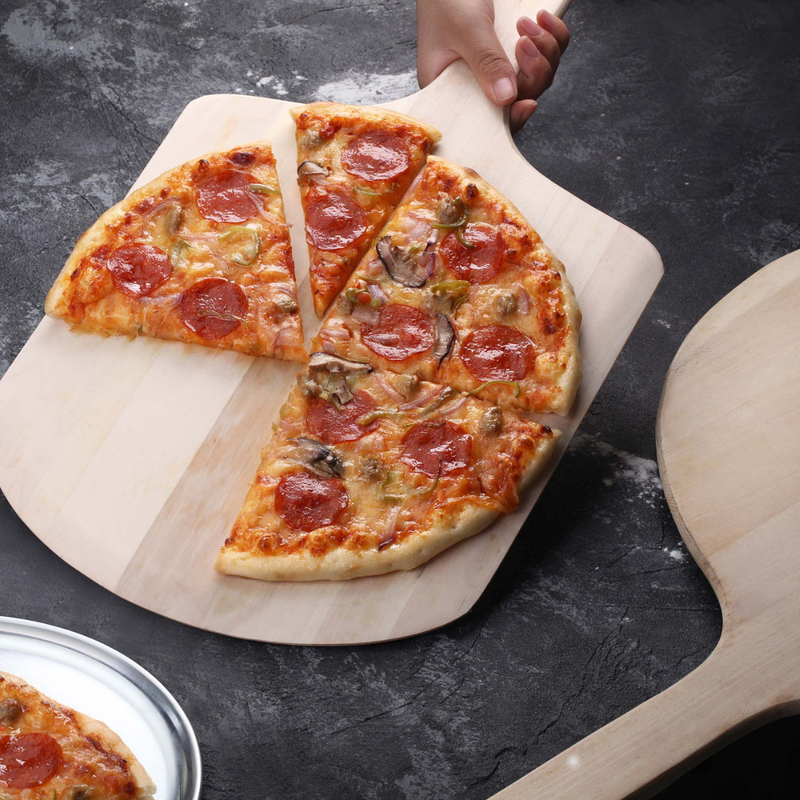 Vague Wooden Pizza Peel with Handle - Al Makaan Store