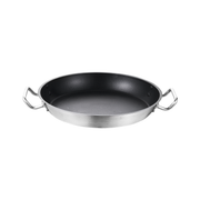 Jiwins Stainless Steel Induction Non Stick Fry Pan with Double Handle / T0.8mm- Al Makaan Store