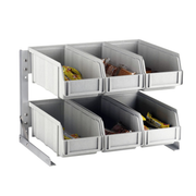 Jiwins PP Versa Organizer - 6 Boxes with Frame 43 x 30.8 x 27 cm - Al Makaan Store
