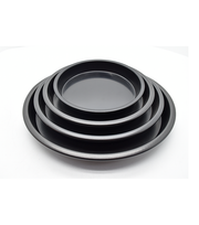 Vague Aluminum Black Pizza Pan - Al Makaan Store