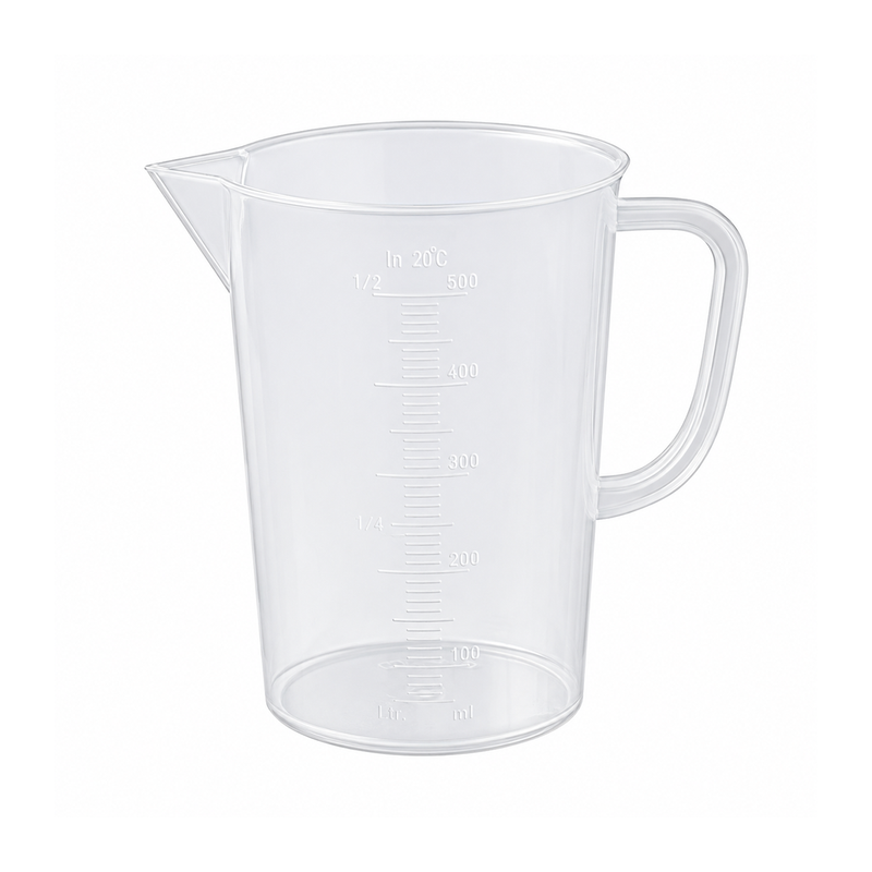 Transparent Plastic Measuring Jug
