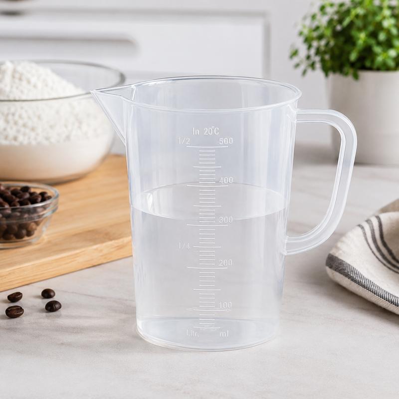 Transparent Plastic Measuring Jug