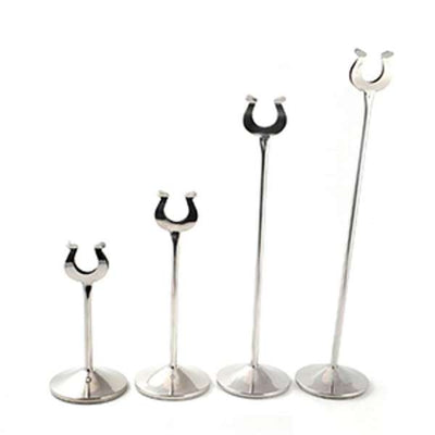 Stainless Steel Table Card Stand