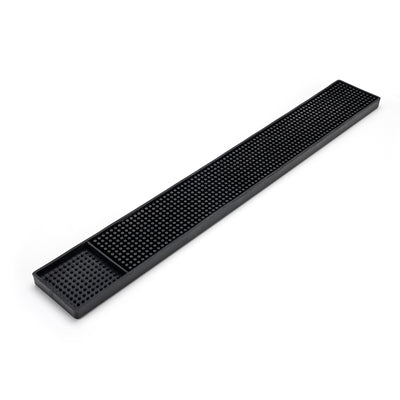 Black Non-Slip Bar Rubber Mat 29.5 cm X 20 cm