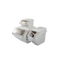 Jiwins Plastic Shelf Ingredient Bins White - Al Makaan Store