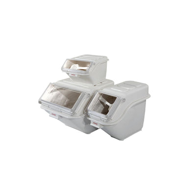 Jiwins Plastic Shelf Ingredient Bins White - Al Makaan Store