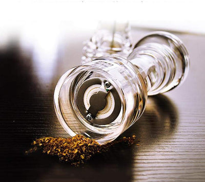 Transparent Pepper Mill 5.5 cm x 14 cm