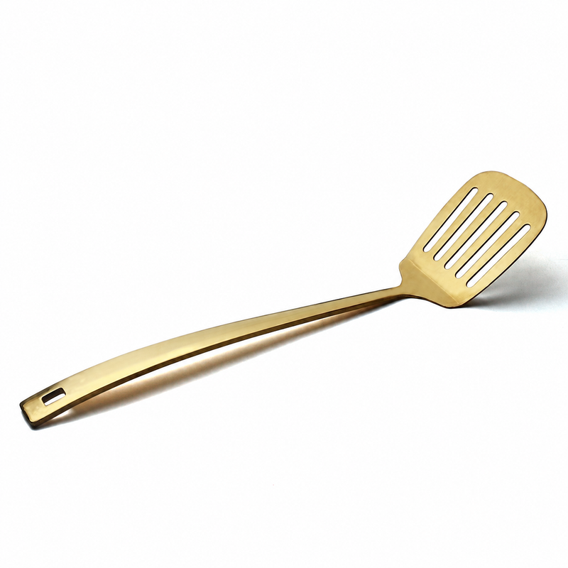 Stainless Steel Slotted Turner Golden 35 cm