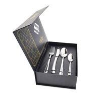 Stainless Steel Cutlery 24 Pieces Set - Al Makaan Store