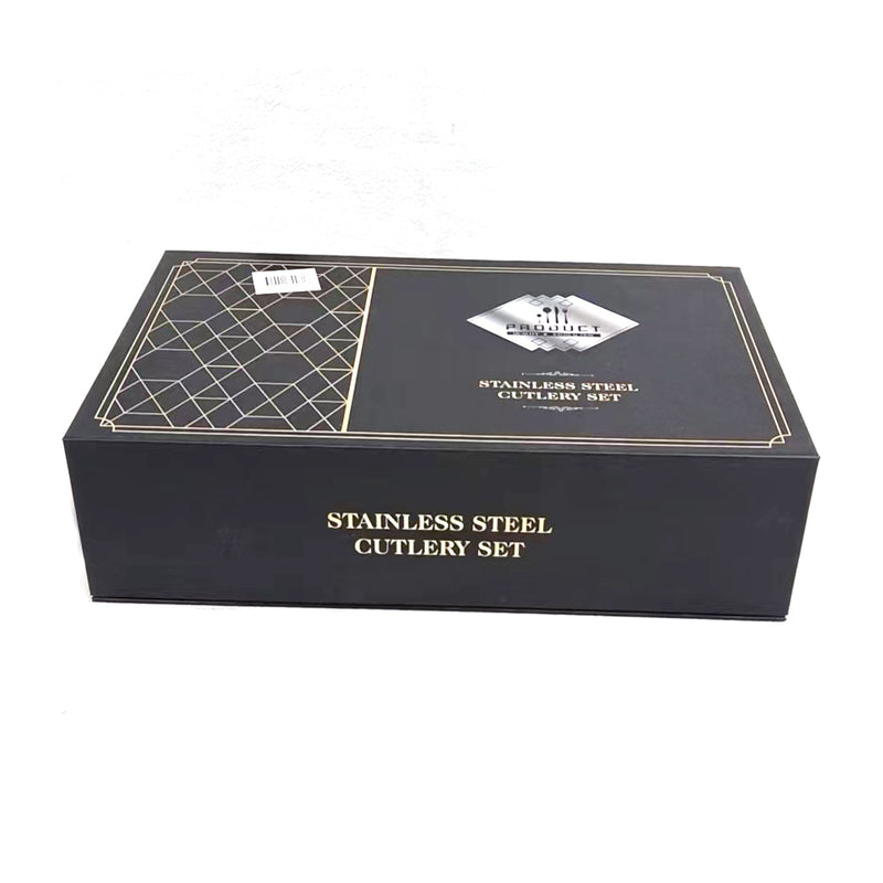 Stainless Steel Cutlery 24 Pieces Set - Al Makaan Store