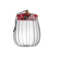 Transparent Glass Jar with Cloth Lid - Al Makaan Store