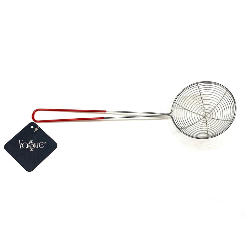 Stainless Steel Wire Skimmer with Red handle