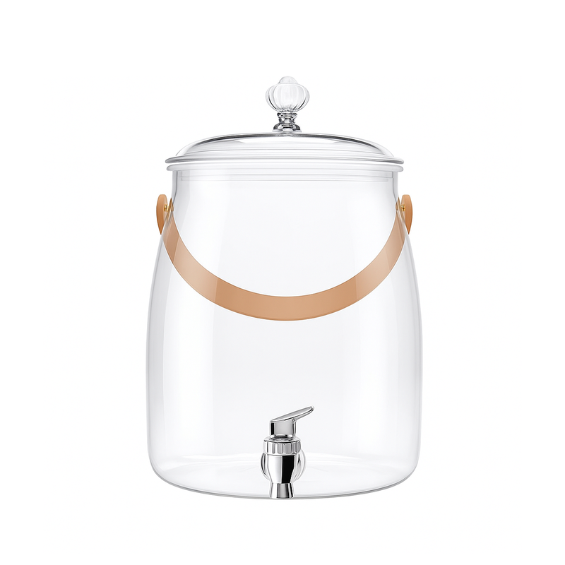 Vague Plastic Beverage Dispenser with Handle - Al Makaan Store