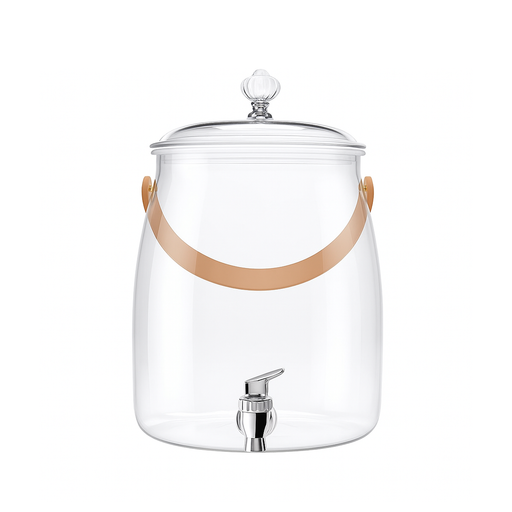 Vague Plastic Beverage Dispenser with Handle - Al Makaan Store