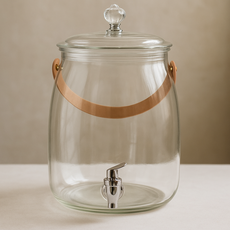 Vague Plastic Beverage Dispenser with Handle - Al Makaan Store