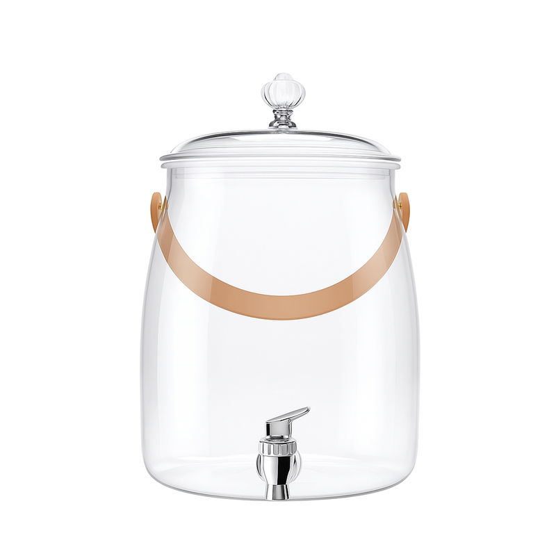 Vague Plastic Beverage Dispenser with Handle - Al Makaan Store