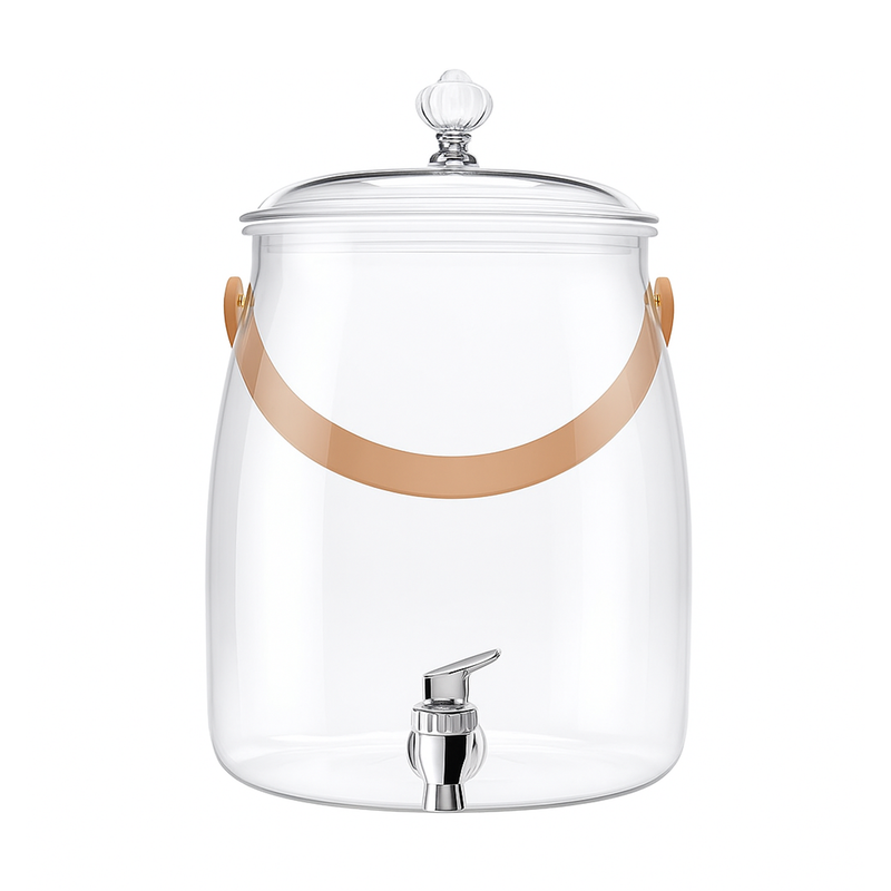 Vague Plastic Beverage Dispenser with Handle - Al Makaan Store
