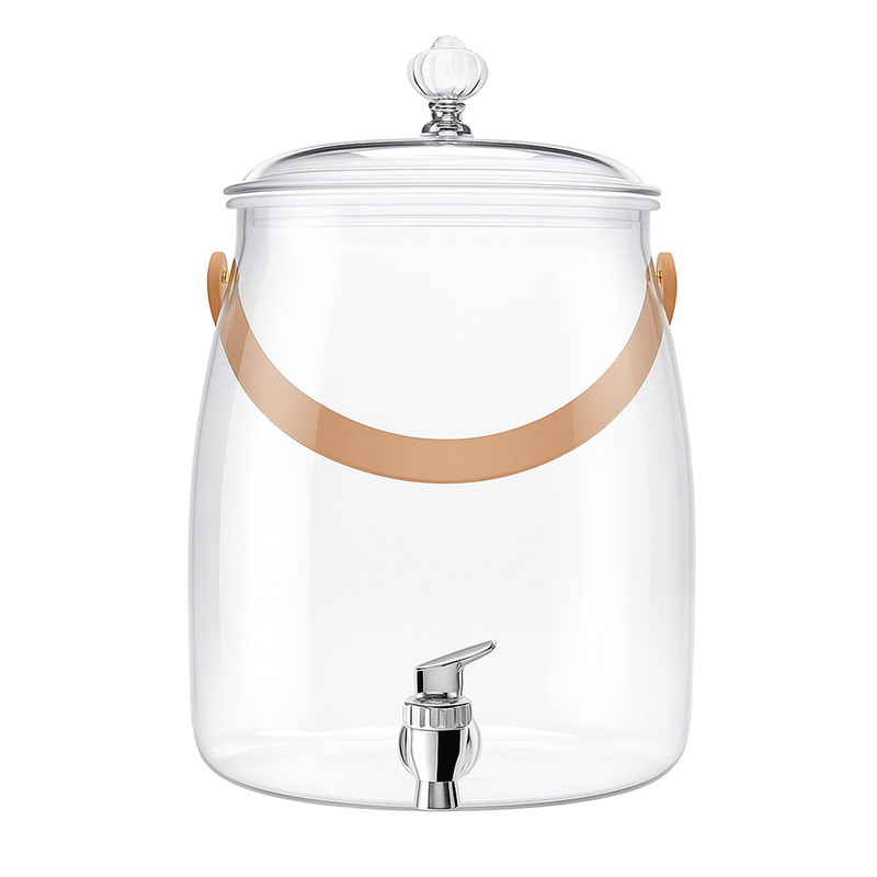 Vague Plastic Beverage Dispenser with Handle - Al Makaan Store