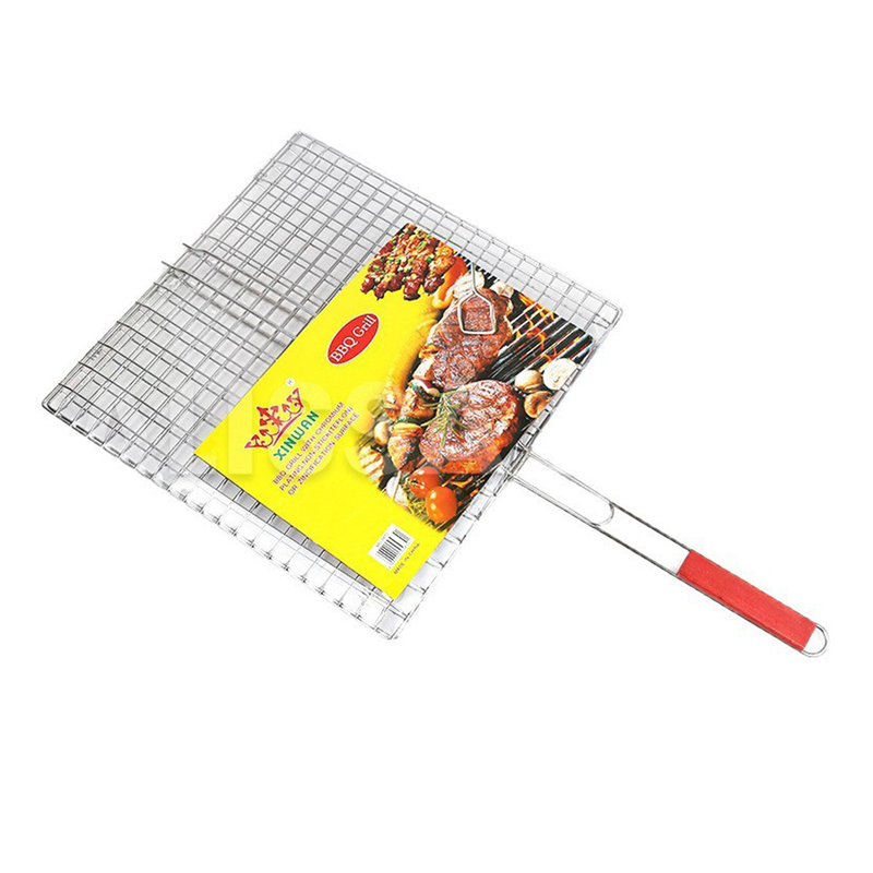 Vague Barbeque Grill with Wooden Handle 45 x 80 cm - Al Makaan Store