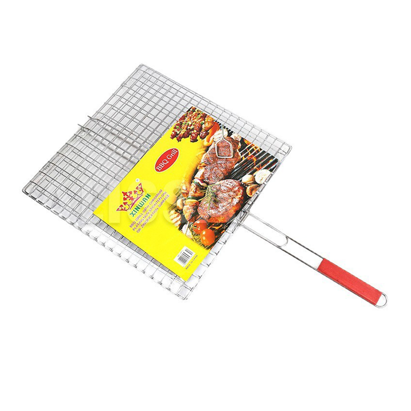 Vague Barbeque Grill with Wooden Handle 40 x 45 x 74 cm - Al Makaan Store